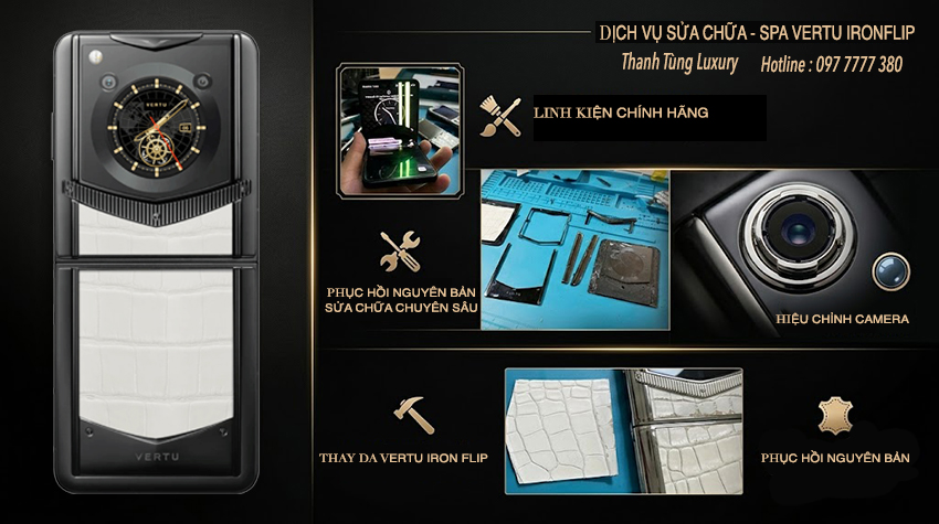 Thay Màn Hình Vertu IronFlip Chính Hãng, Lấy Liền Tại TP.HCM