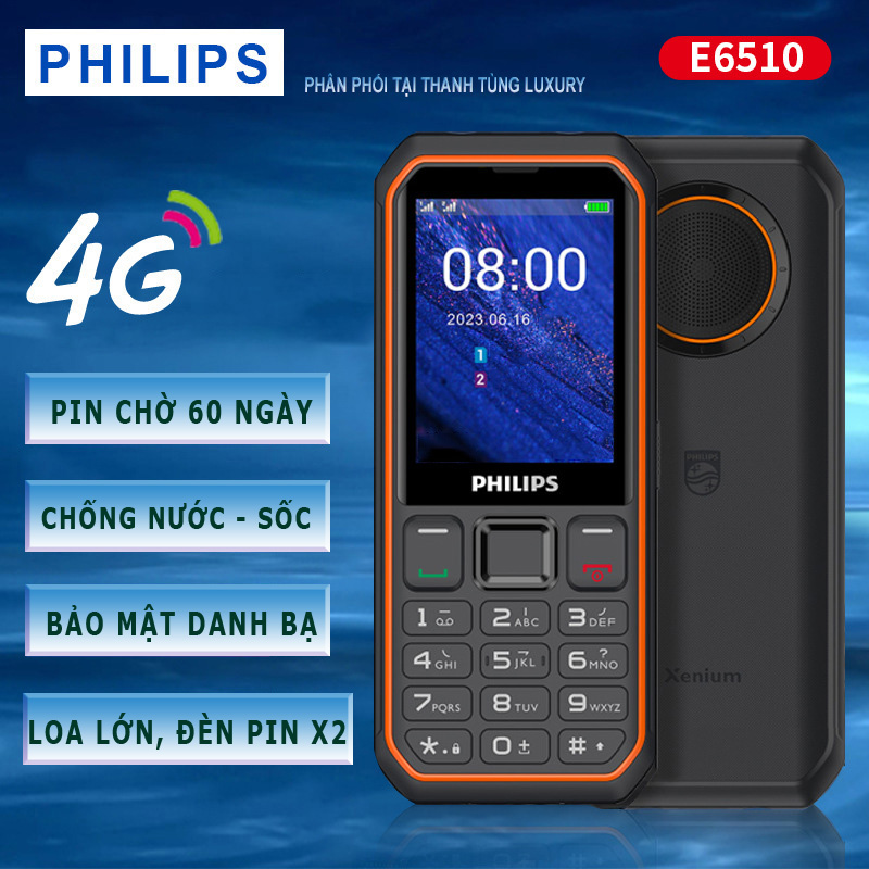 PHILIP E6510 4G GHY ÂM CUỘC GỌI